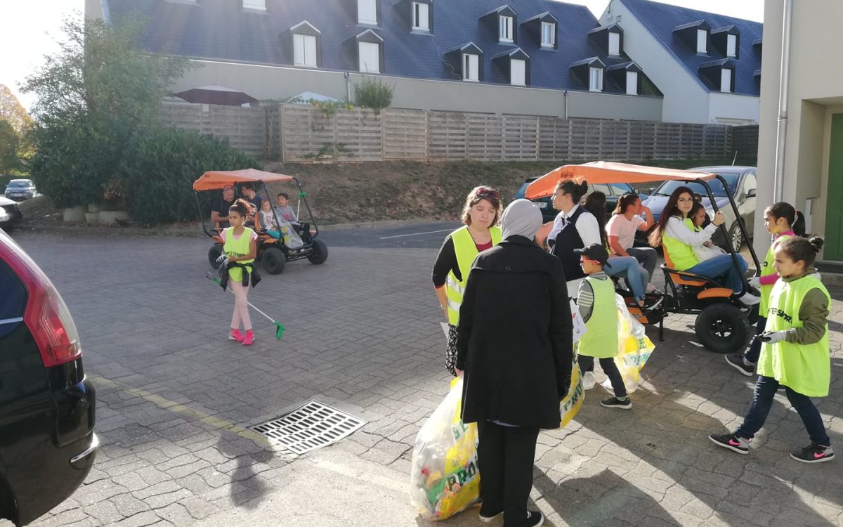 ramassage quartier propre Val de Sully